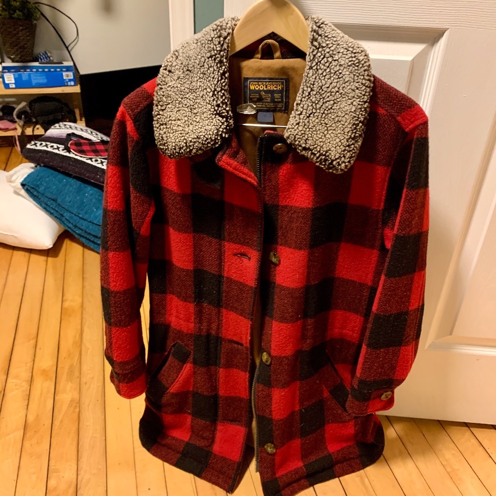 Woolrich Coat in Buffalo Plaid